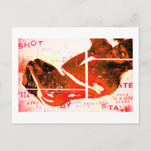 skjuten av stat postkort vykort