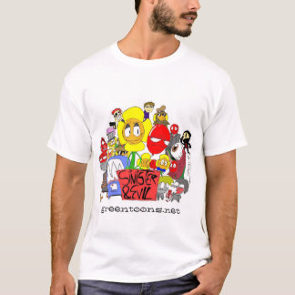 Skjuten illavarslande & ond grupp t-shirt
