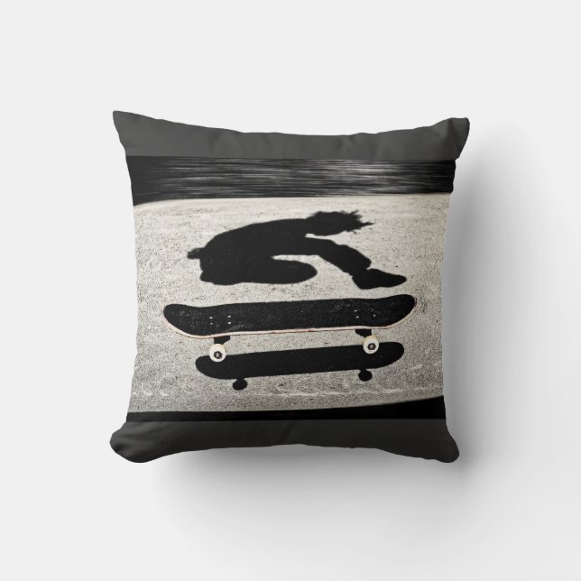 skjuten in skateboard kudde (Framsida)