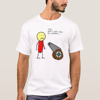 skjuten kanon tee shirt