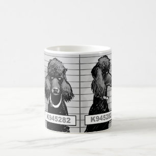 Skjuten mugg för pudel mugg