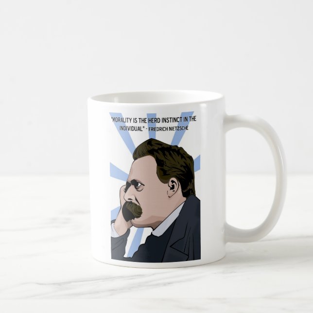 Skjuten Nietzsche mugg (Höger)