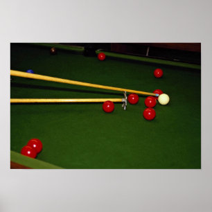 Skjuten Snooker Poster
