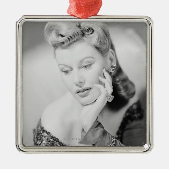 Skjuten studio julgransprydnad metall (Framsidan)