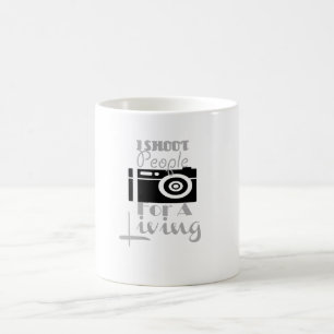 "Skjuter jag folk för en bosatt" mugg! Kaffemugg