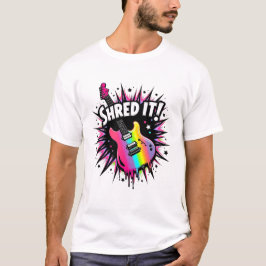 Skjutet! Guitar Hero Pop Art T Shirt