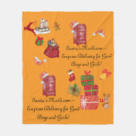 Skjutfilt för barn, roliga gåvor fleecefilt