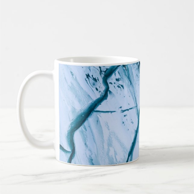 Skjutfoto för sten-sprickbildning kaffemugg (Vänster)