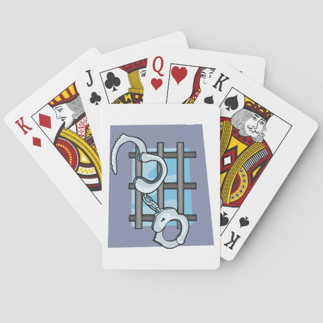 Skjuthandfängsel Casinokort (Baksidan)