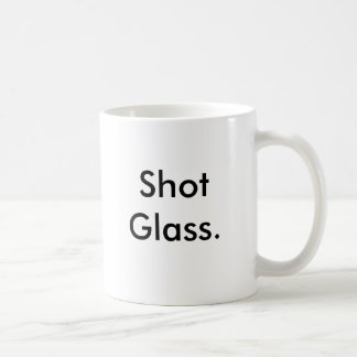 Skjutit exponeringsglas kaffemugg