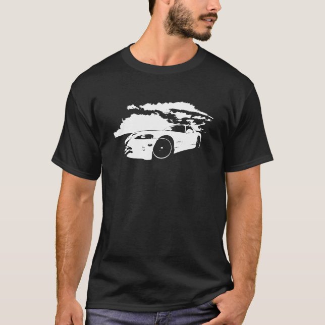 Skjutit rullande för finthuggorm tee shirt (Framsida)