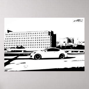 Skjutit rullande för Gen-Coupe Poster