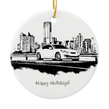 Skjutit svart penseldrag för uppkomstCoupe sida