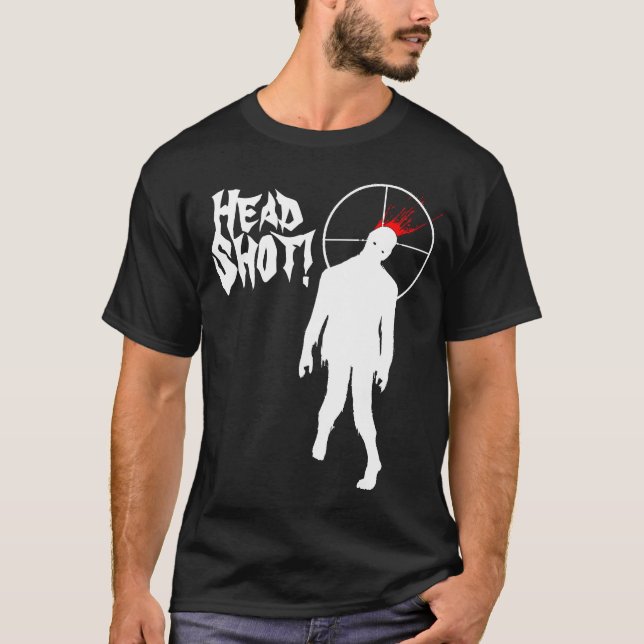 Skjutit Zombiehuvud! Tee (Framsida)