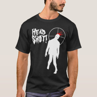 Skjutit Zombiehuvud! Tee Shirt