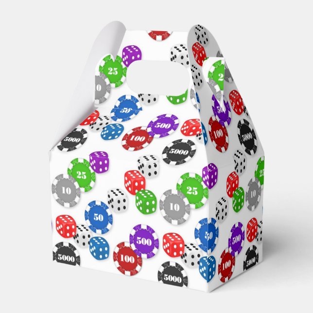 Skjutlåda för kasino Natten party Presentaskar (Baksidan Sidan)