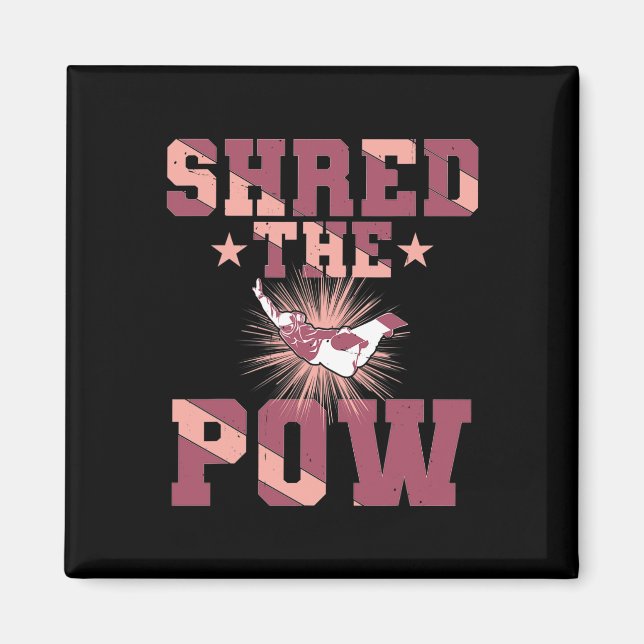 Skjutna pow magnet (Framsidan)