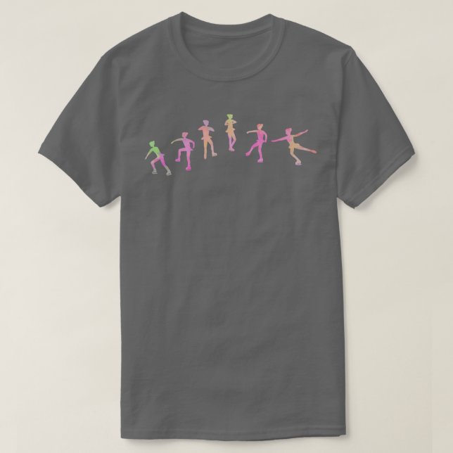 Skjutning av figur i Salchow-hopp T Shirt (Design framsida)