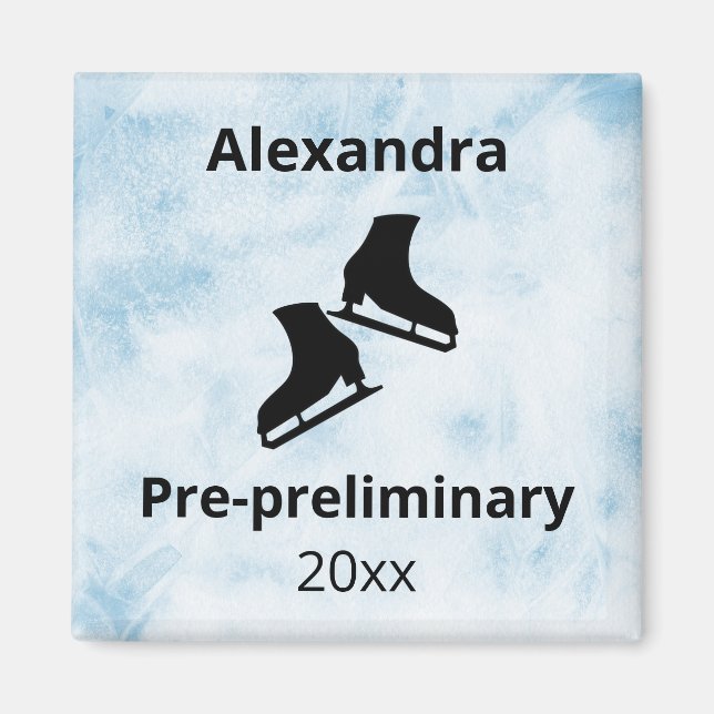 Skjutning på figur-nivå, årlig blå is magnet (Framsidan)