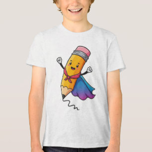 Skjutspetspenna - Färgstil och Kreativ - barndesig T Shirt