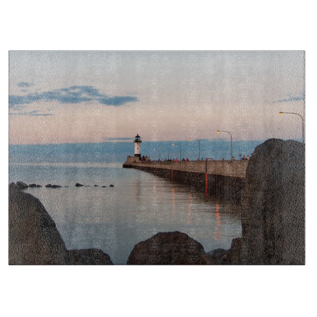 Skjuttavla för Duluth Harbor North Pier Light (Framsidan)