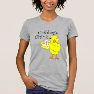 Skjuttext, Chick, kanttext T Shirt
