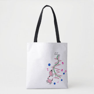 Skjutton för hela övertryck av korallbas, skuldert tygkasse