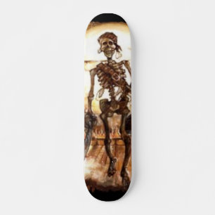 skleletonpirat skateboard bräda 19,5 cm