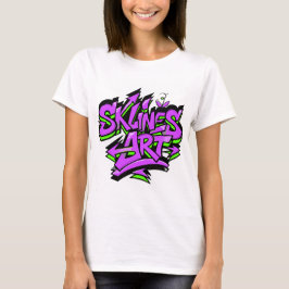 SklinesArt – Bold Graffiti Logo T Shirt