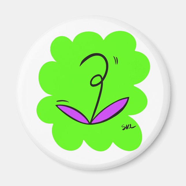 SklinesArt – Bold Logo Magnet (Framsidan)