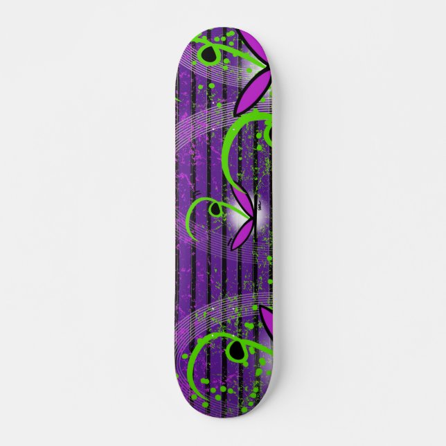 SklinesArt – Bold Logo Mini Skateboard Bräda 18,5 Cm (Framsida)