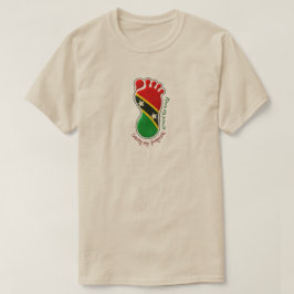 SKN-Vuxen för fotavtryck T Shirt