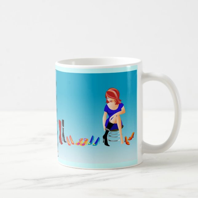 "Sko den slagna" muggen Kaffemugg (Höger)