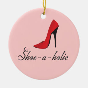 Sko-en-holic Fashionistaprydnaden Julgransprydnad Keramik