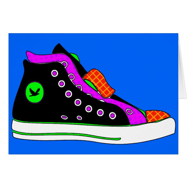 sko hälsningskort (Framsidan Horizontal)