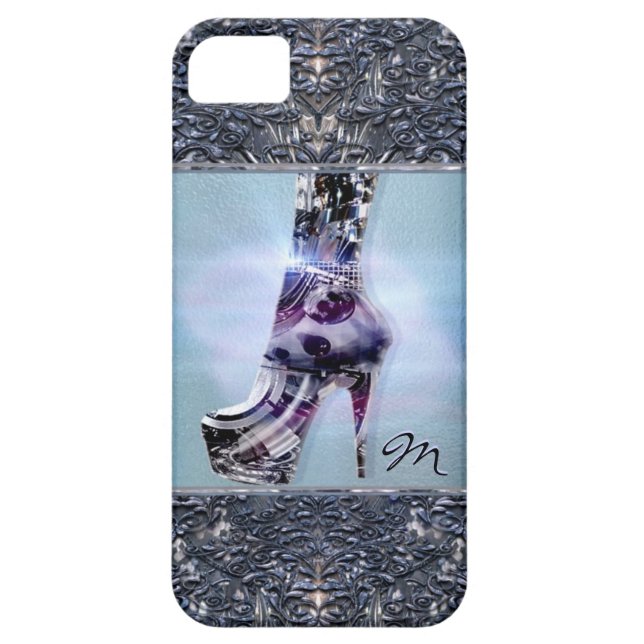 Sko kärlekmonogramen Case-Mate iPhone skal (Baksidan)