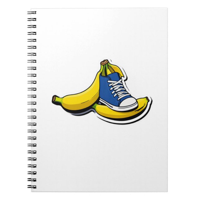 Sko med bananer anteckningsbok (Framsidan)