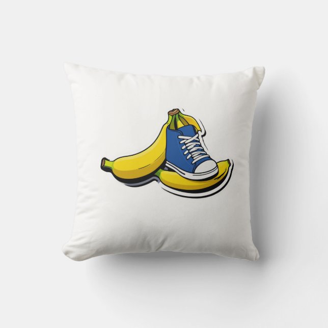 Sko med bananer kudde (Framsida)