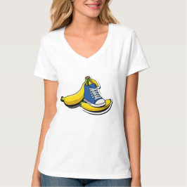 Sko med bananer t shirt
