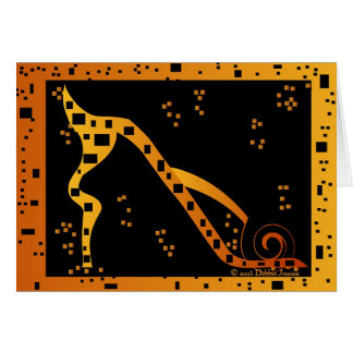 Sko vanvett V av Debbie Jensen Hälsningskort