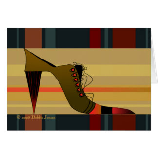 Sko vanvett VIII av Debbie Jensen Hälsningskort