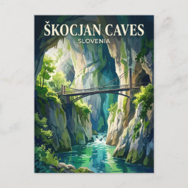 Škocjanska jama Slovenien Vykort