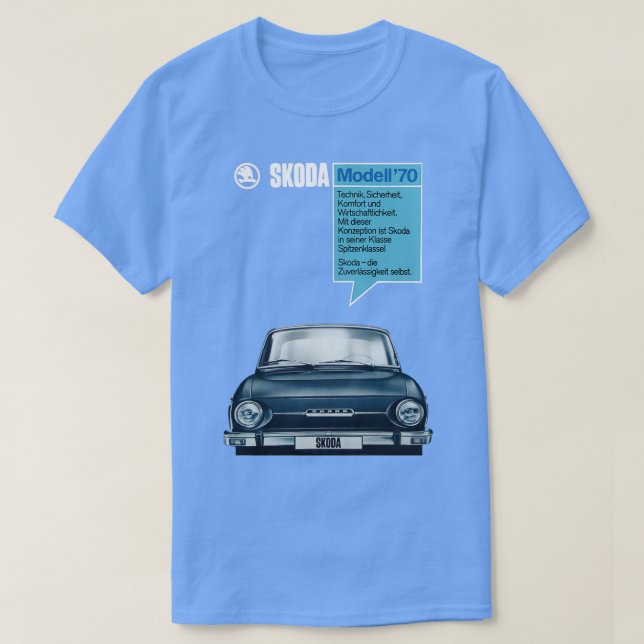 SKODA 1 000 MB 1 970  T SHIRT (Design framsida)