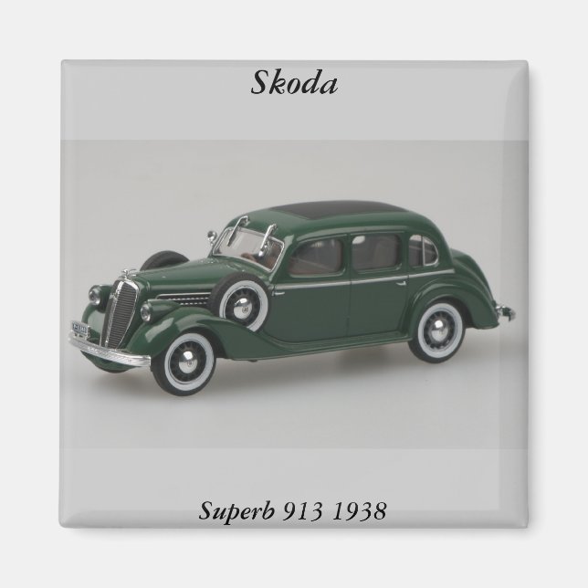 Skoda Superb 913 1938 Magnet (Framsidan)