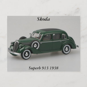Skoda Superb 913 1938 vykort