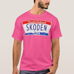 SKODEN South Dakota licensskylt Long T Shirt