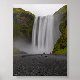 Skofafoss vattenfall poster