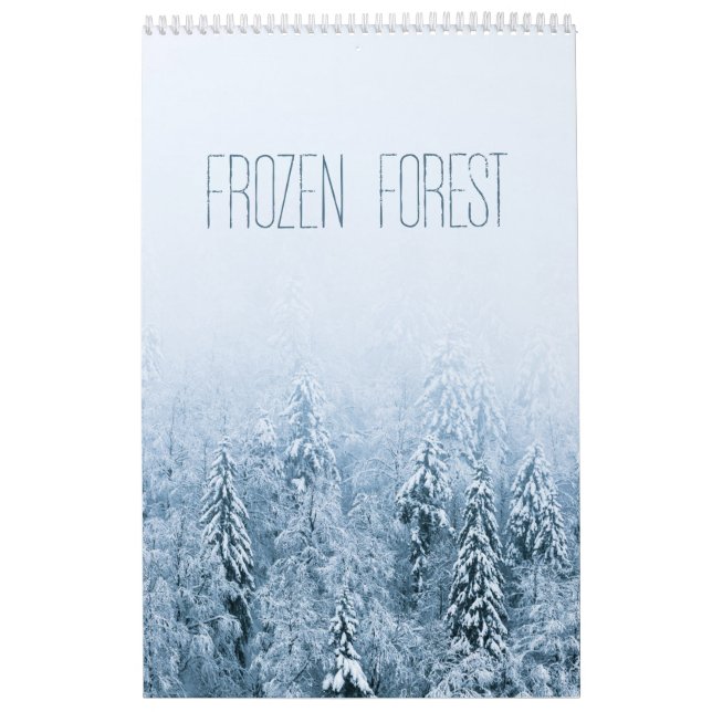Skog 2023-kalender, fryst kalender (Omslag)