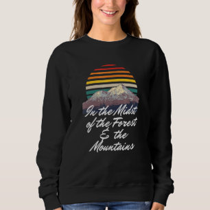 Skog bergen Camper Hiker Camp Hike Outdoo T Shirt