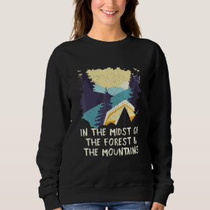 Skog bergen Camping Hiking Camper Hiker O T Shirt
